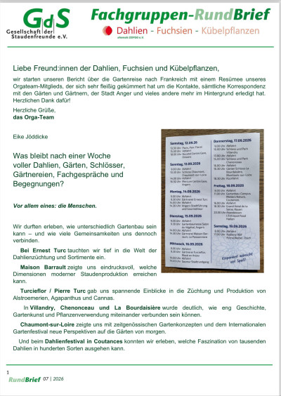 Rundbrief 2026/7